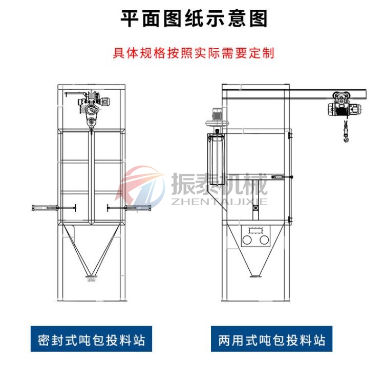 沥青粉吨包卸料机产品款式